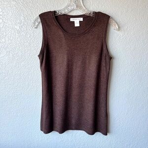 August Silk soft silk/ wool blend pullover sweater vest